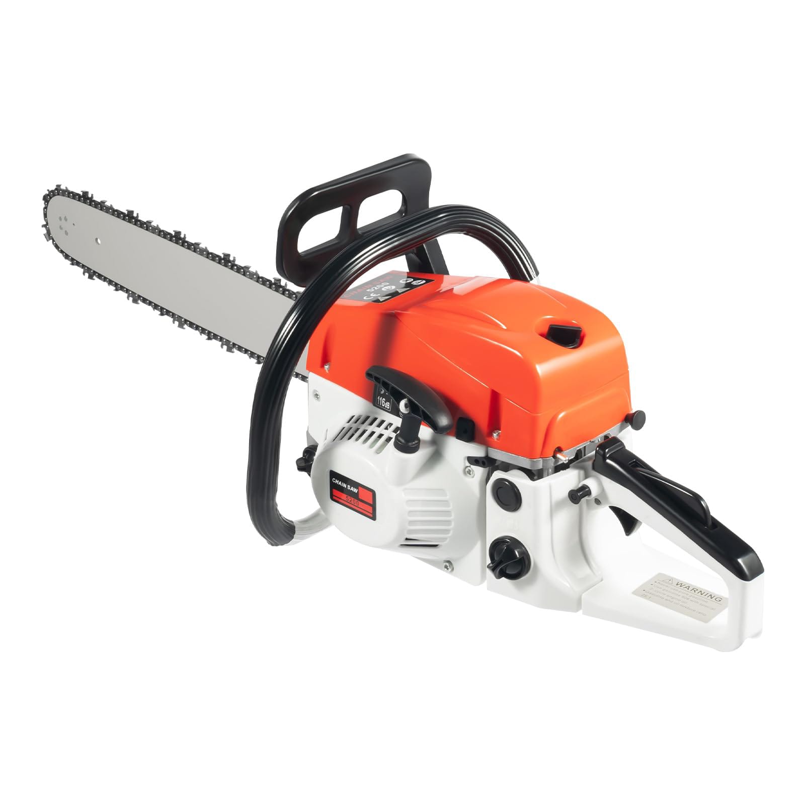 20" Bar Gas Chainsaw Chain Saw 52cc Engine w/ Aluminum Crankcase Gasoline NEW -