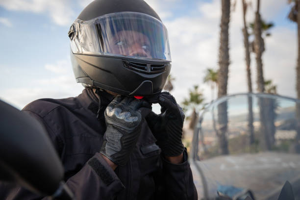 Matte Black Full-Face Helmet