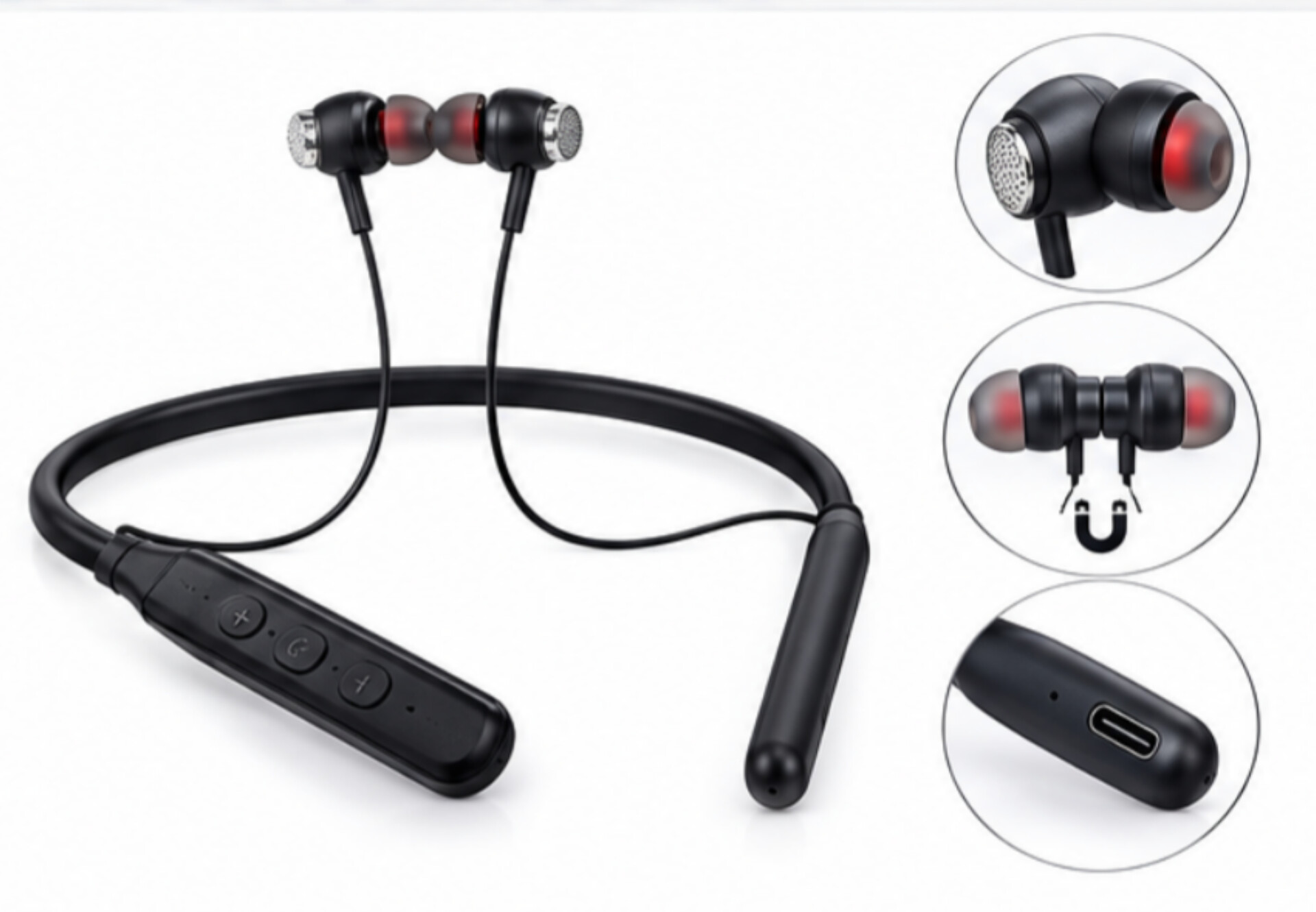 Vimex M08 Wireless Stereo Neckband Earphone