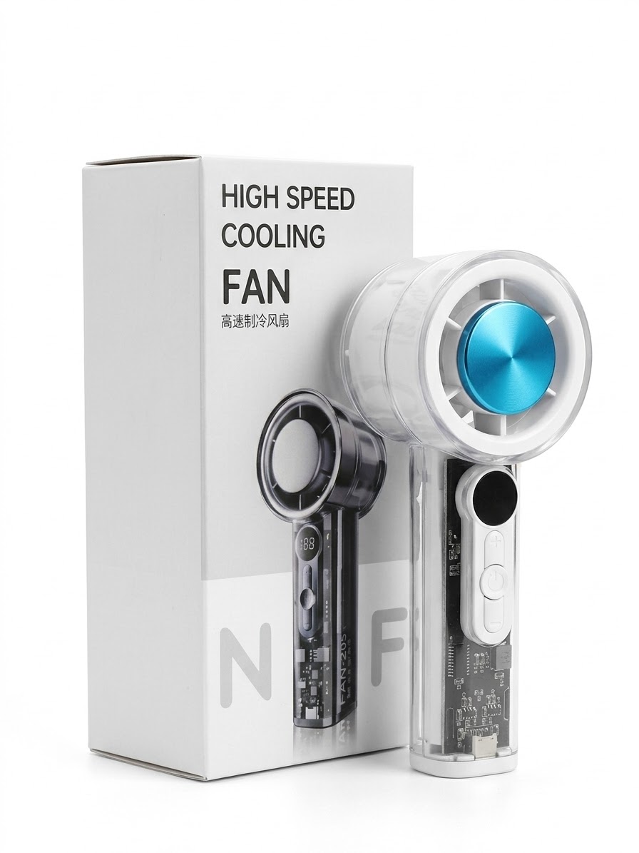 High Speed Ice Cooling Handheld Turbo Fan (Model: FAN-X05) — ২