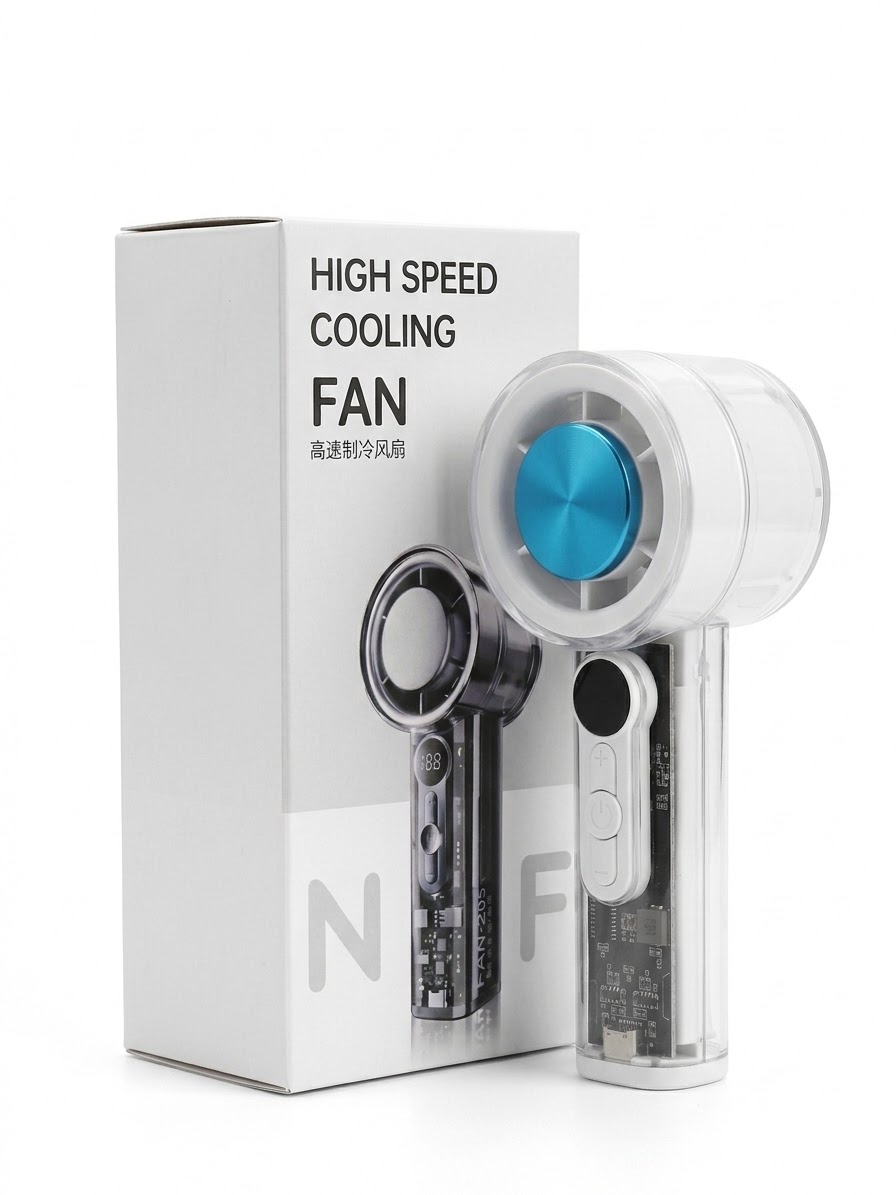 High Speed Ice Cooling Handheld Turbo Fan (Model: FAN-X05) — ৩