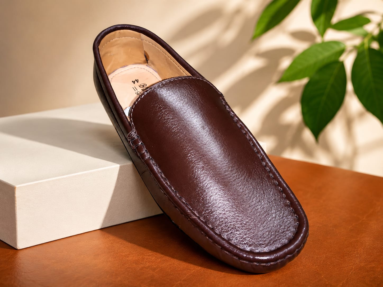 Premium Genuine Leather Loafer Shoes — ৩