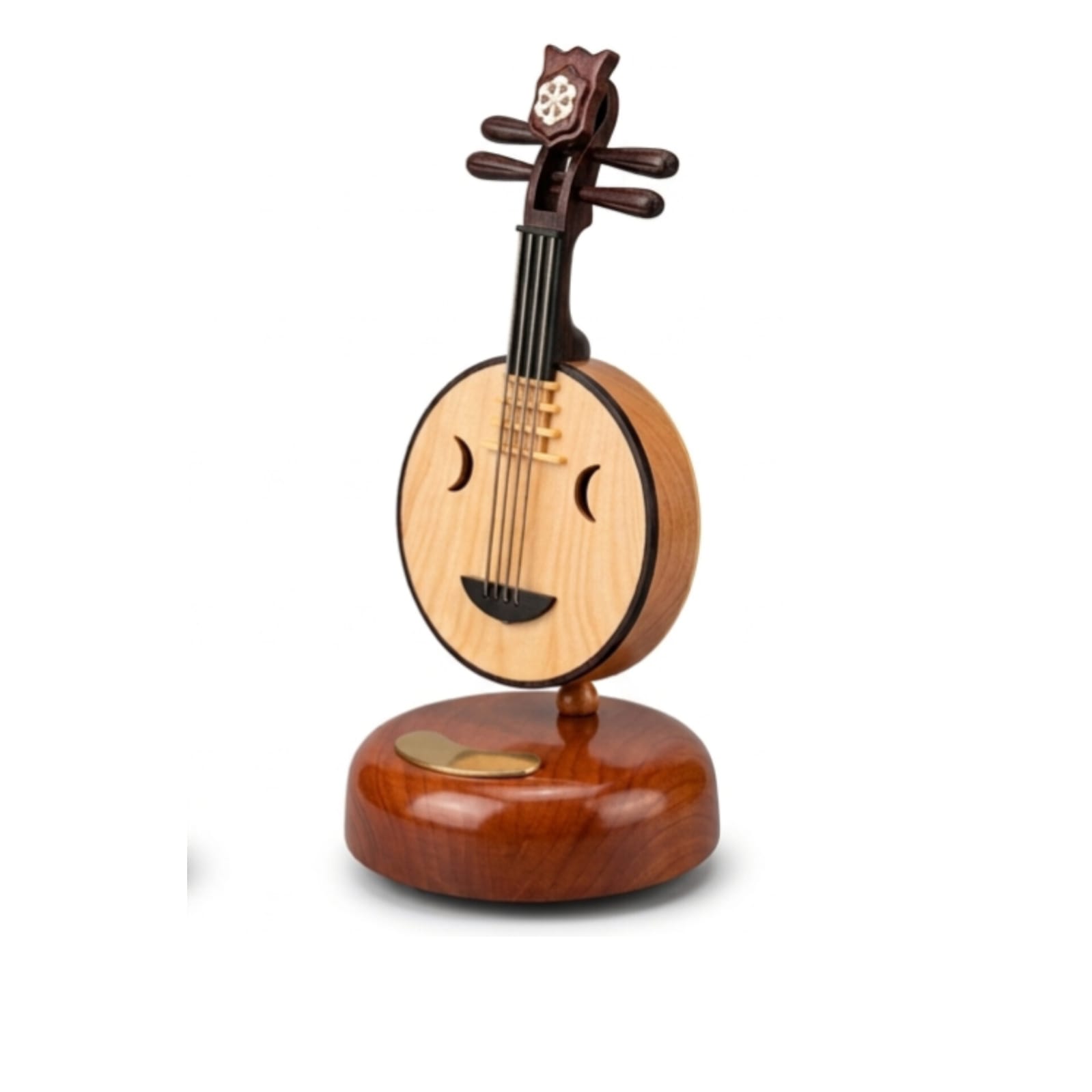 Nullmul Literary and Classical Style Rotating Music Box Music Box Desktop Ornaments Birthday Gift Music Lover,Moon — ২