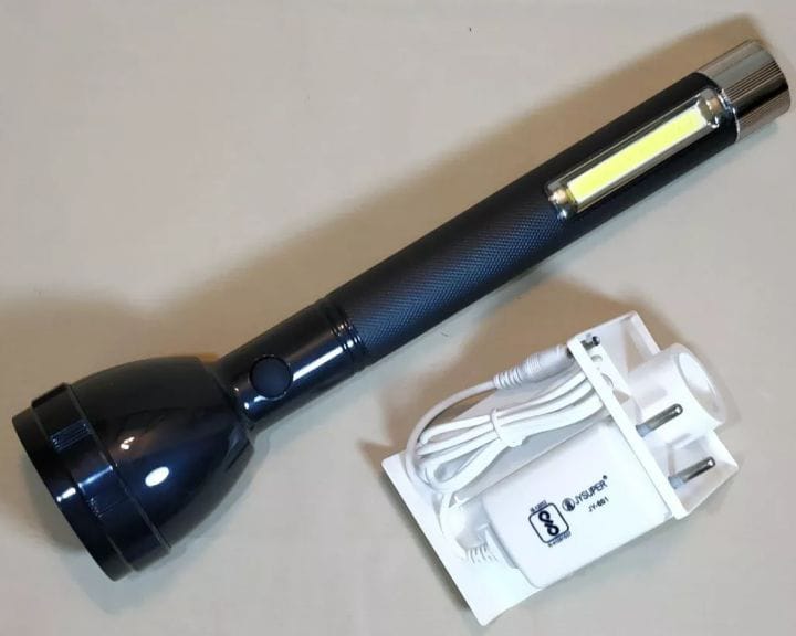 High Power Flashlight Super Bright Torch Light 5W+3W LED Spotlight — ২