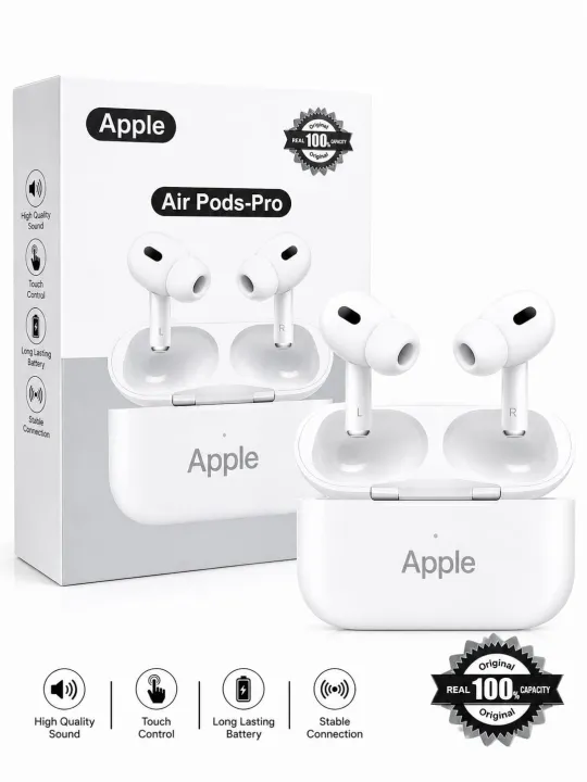 AirPods Pro Style TWS Wireless Earbuds with Charging Case — ২