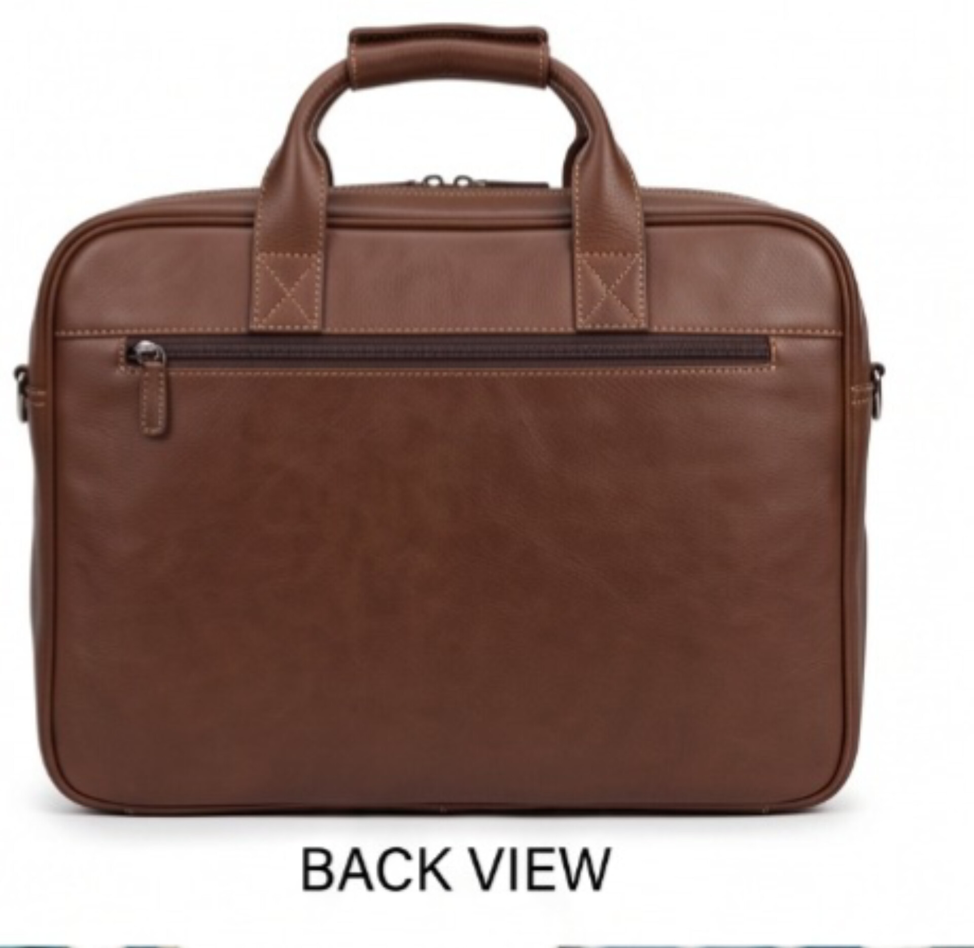 Premium Leather Business Briefcase — ২