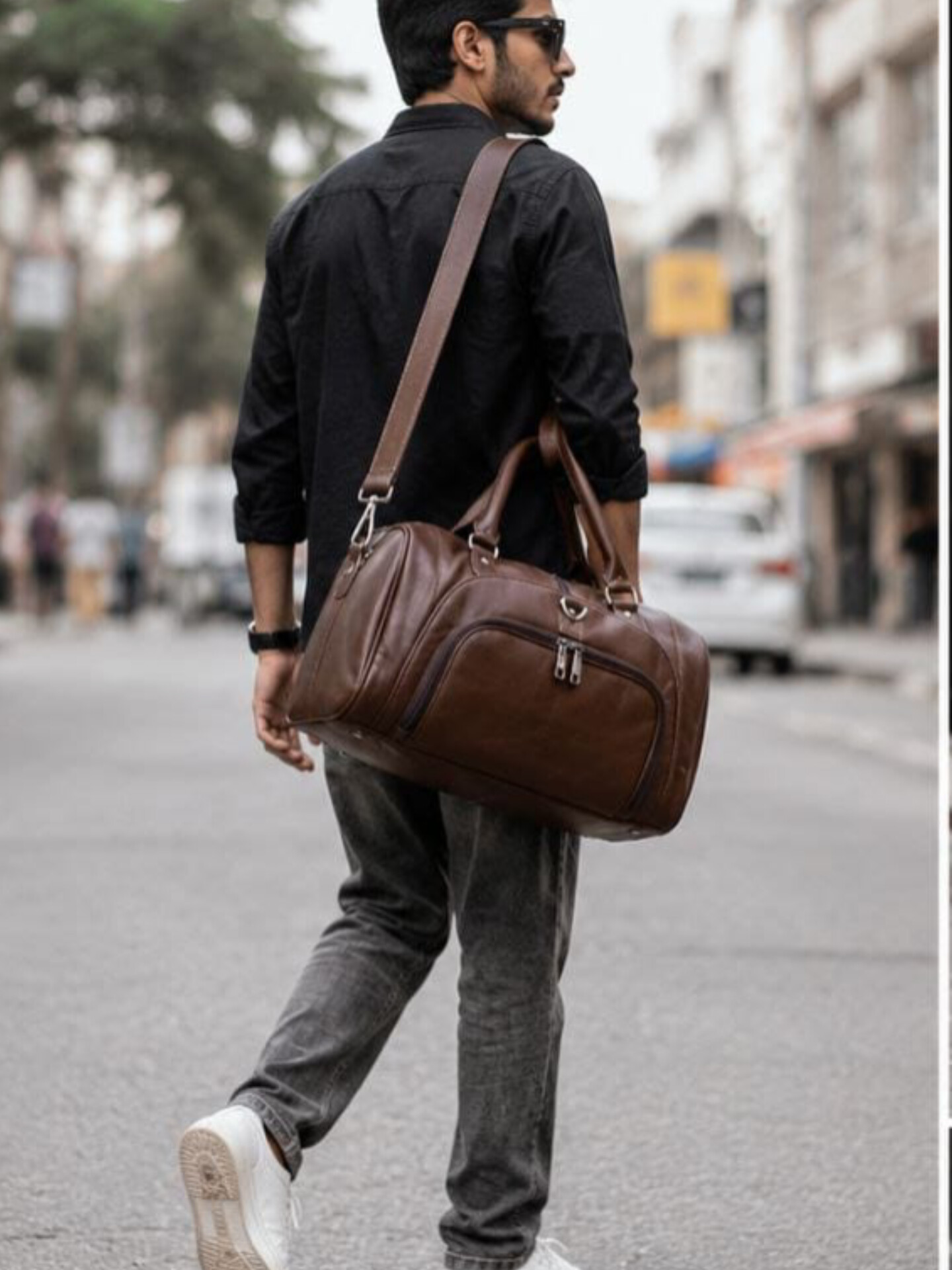 Premium Vintage Travel Duffel Bag — ২