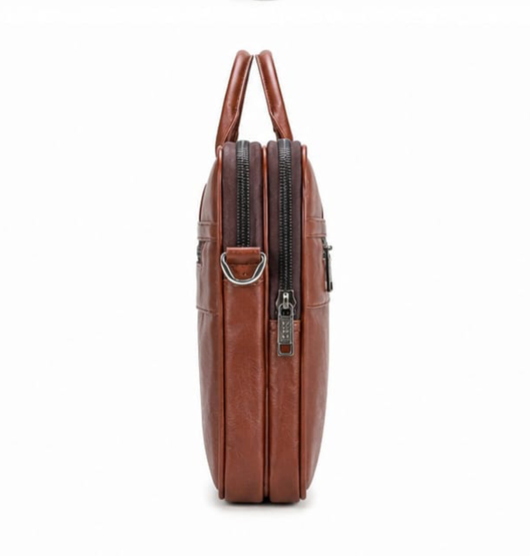 Executive PU Leather Laptop Briefcase & Messenger Bag — ৩