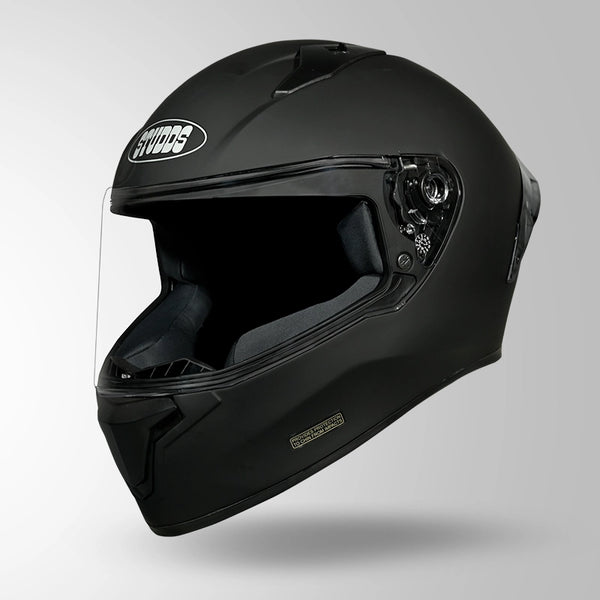 Matte Black Full-Face Helmet — ৪