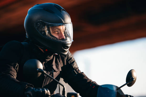 Matte Black Full-Face Helmet — ৩
