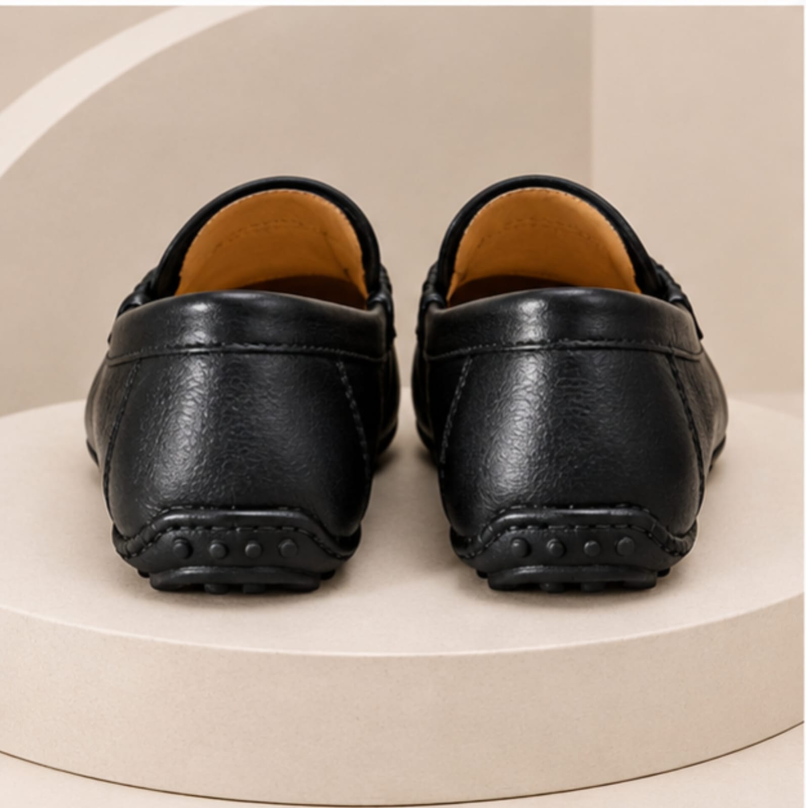 Lasocki Premium Genuine Leather Braided Slip-On Loafers for Men — ৫